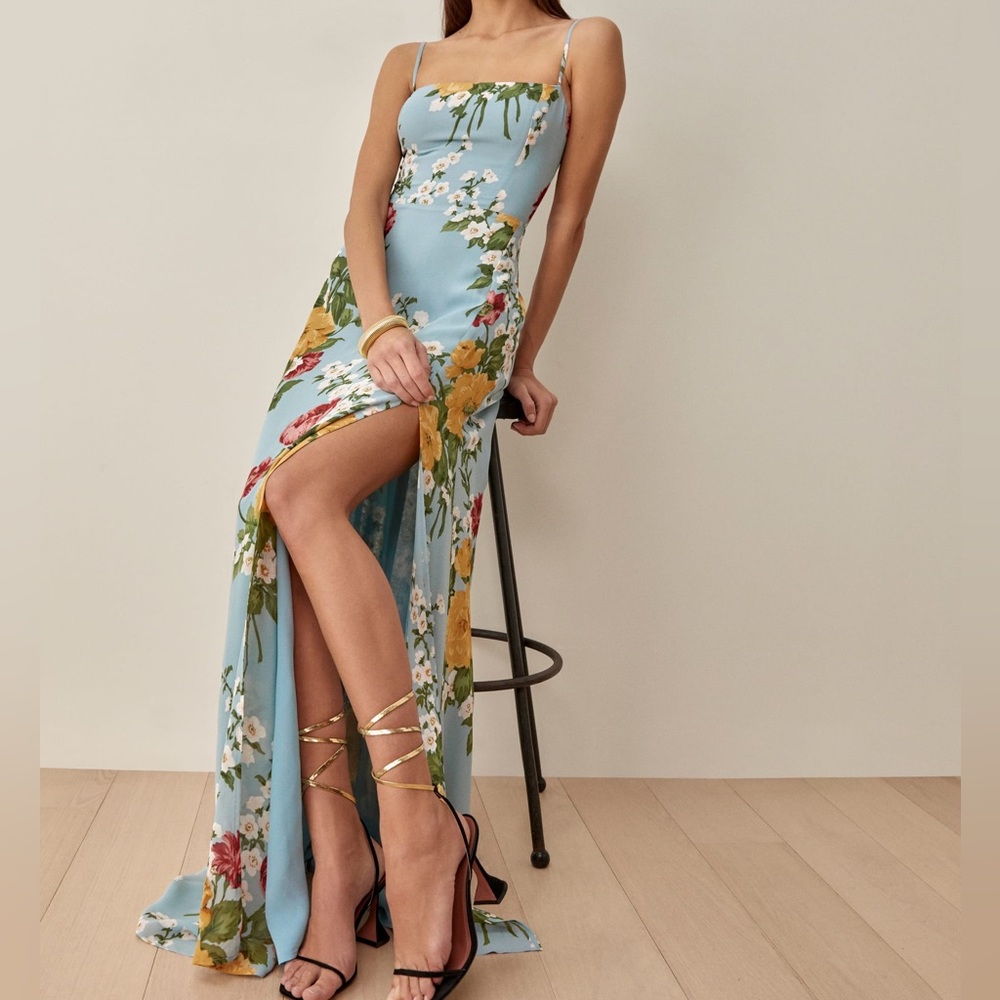 NWOT- Reformation Ingrid Dress in Florist Size 4